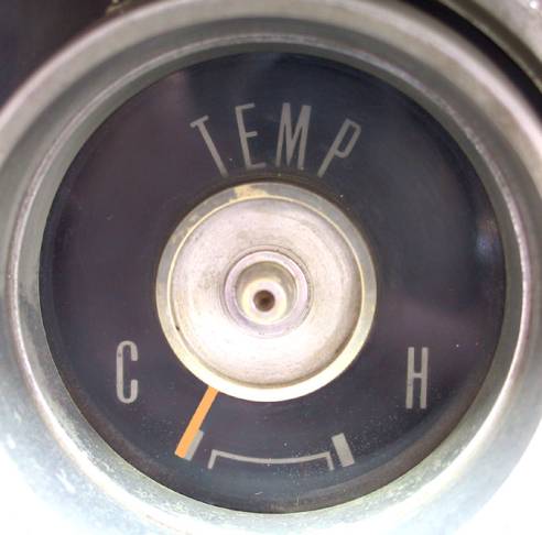 Factory coolant temp gauge accuracy.